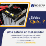 batería en mal estado